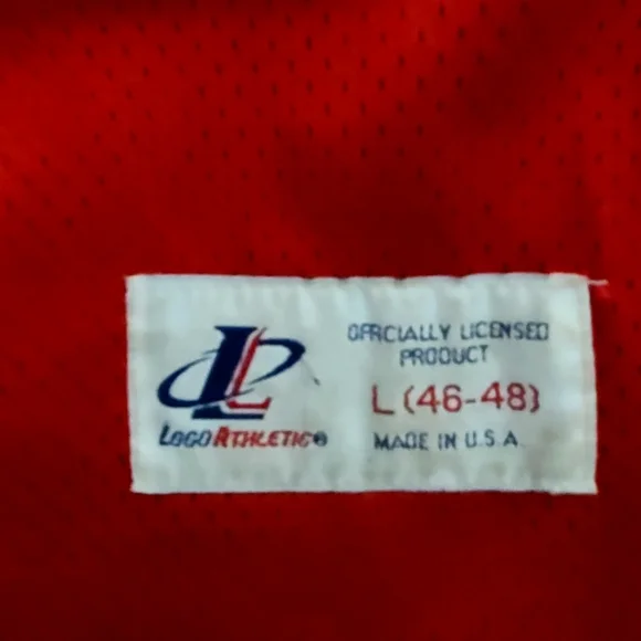 VINTAGE LOGO ATHLETIC BRENT JONES SF 49ERS AUTOGRAPHED JERSEY - Picture 6 of 7